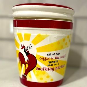 Cracker Barrel coffee canister